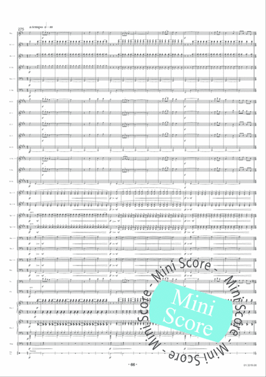 Feste Romane Concert Band scores gallery preview page 70
