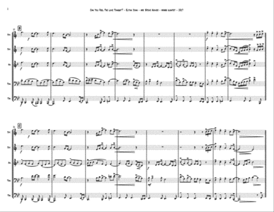 Can You Feel The Love Tonight Brass Ensemble scores gallery preview page 2