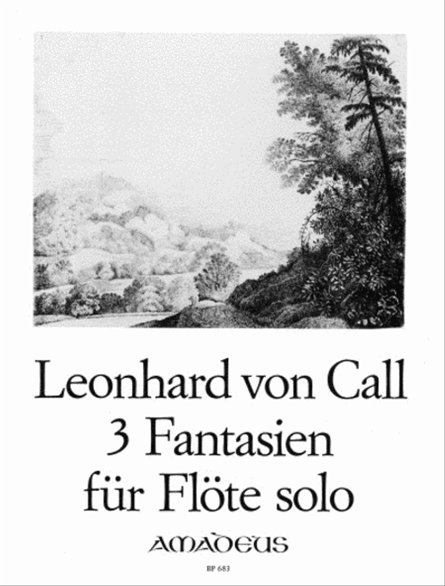 3 Fantasien op. 6 Flute Solo scores gallery preview page 1