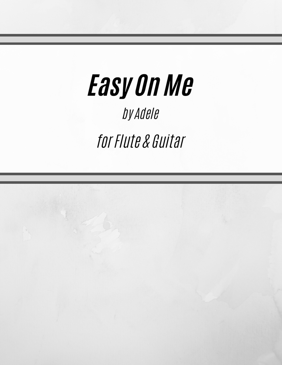 Easy On Me Flute scores gallery preview page 1