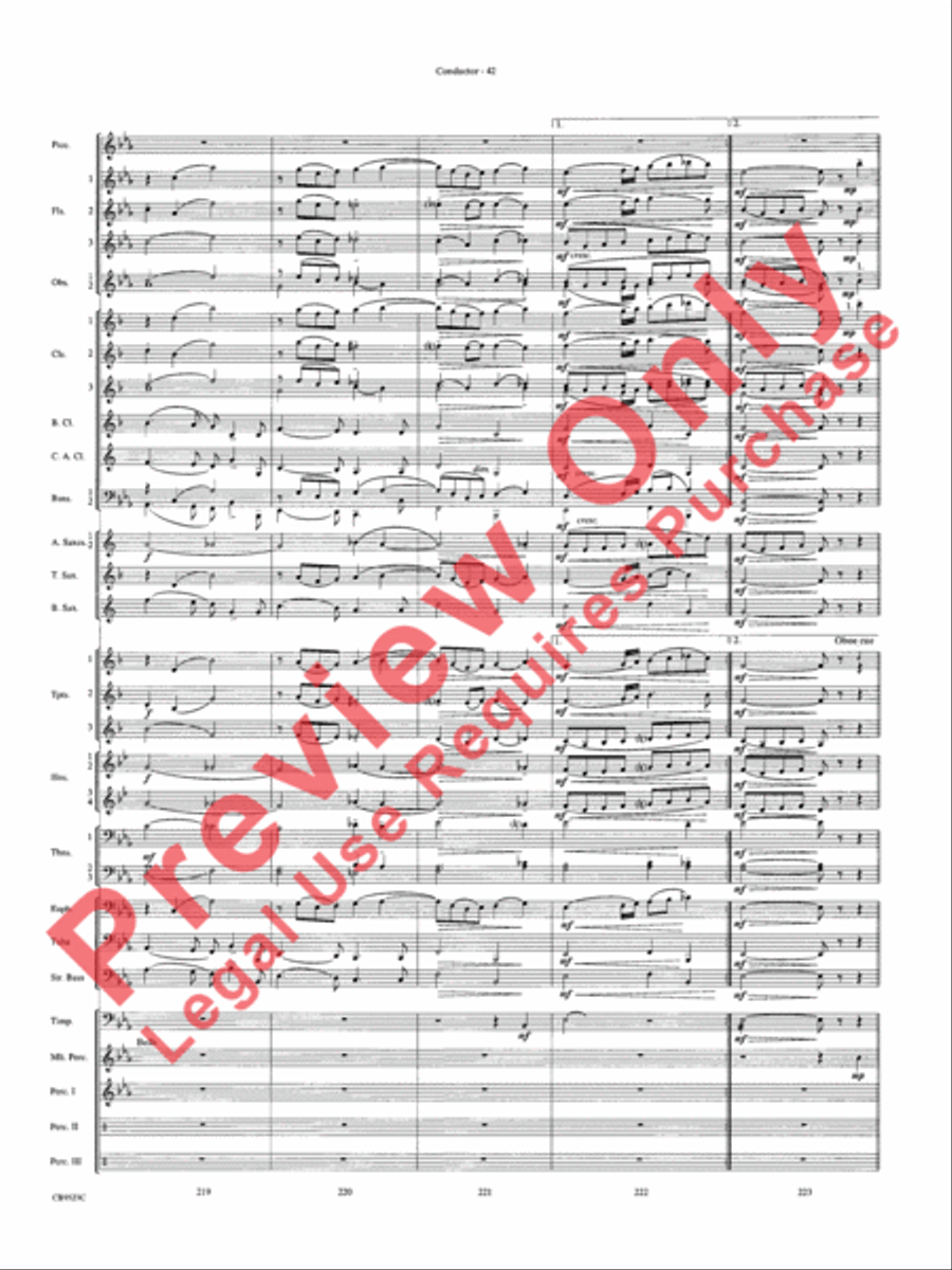 The Wizard of Oz Concert Band scores gallery preview page 45