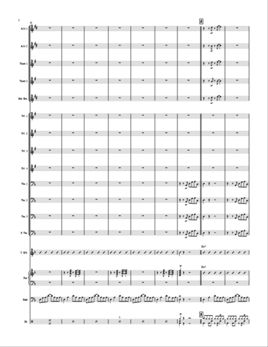 Oluronbi Oluronbi Jazz Ensemble scores gallery preview page 2