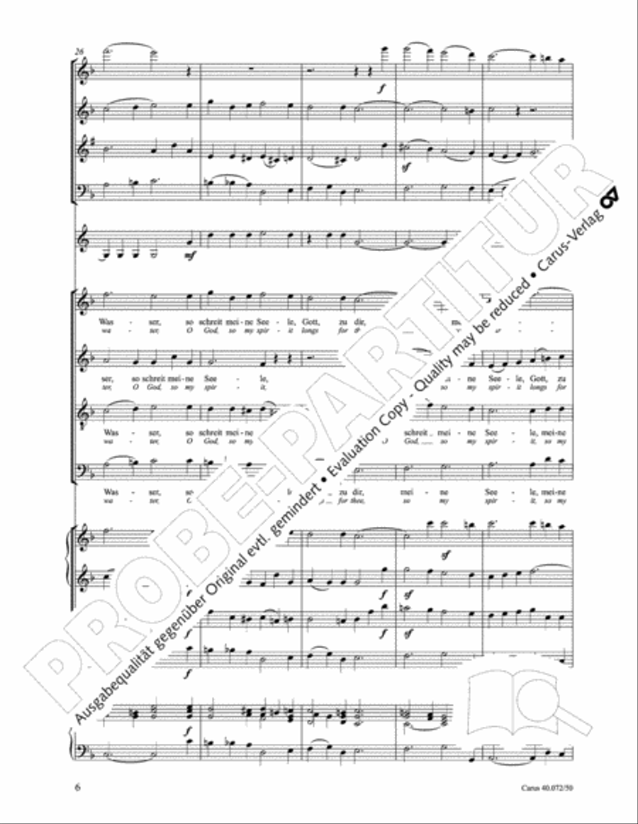 Psalm 42 Psalm 42 4-Part scores gallery preview page 11