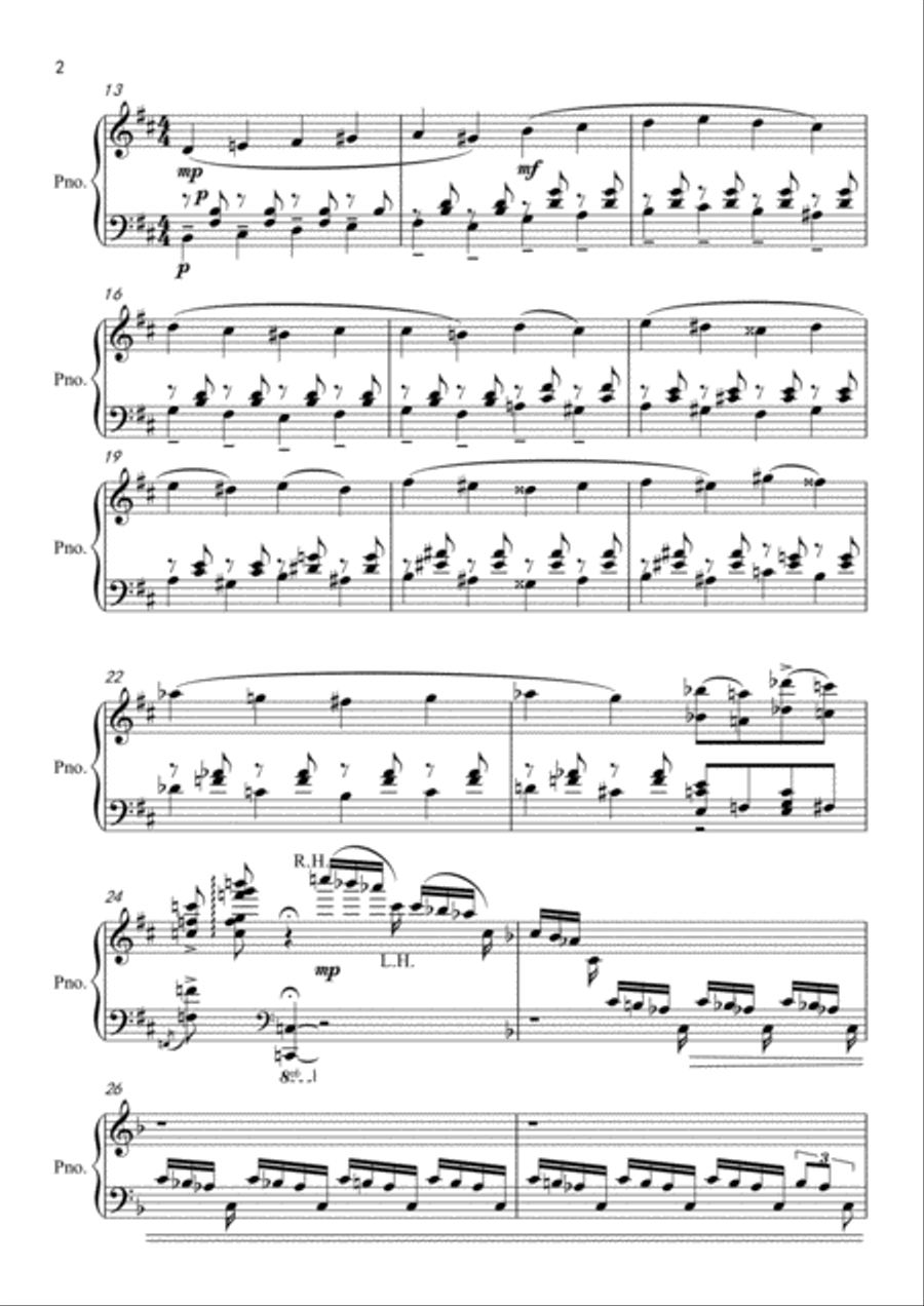 Snowflake Snowflake Piano Solo scores gallery preview page 2