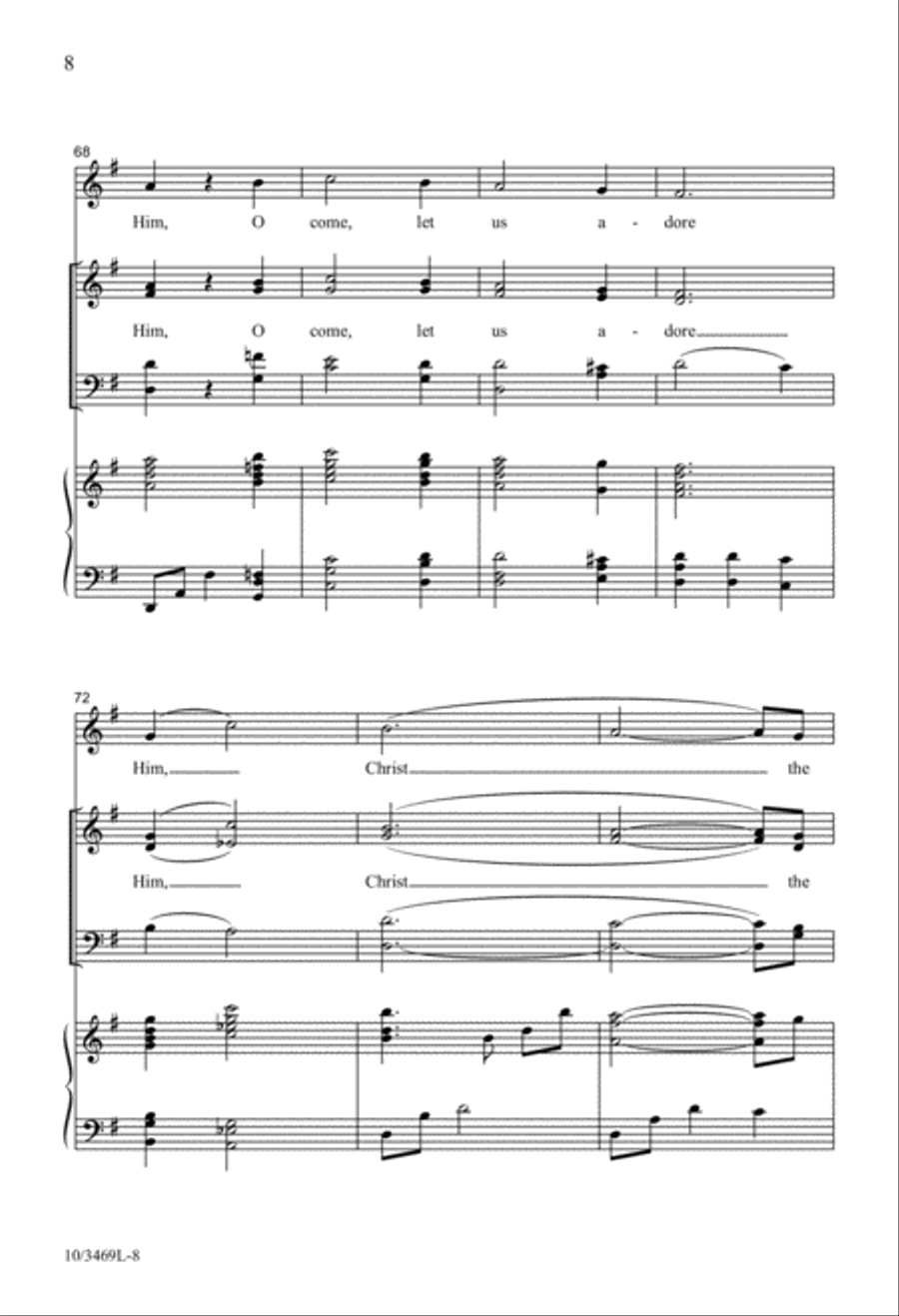 Moonlight on the Manger Moonlight on the Manger 4-Part scores gallery preview page 7
