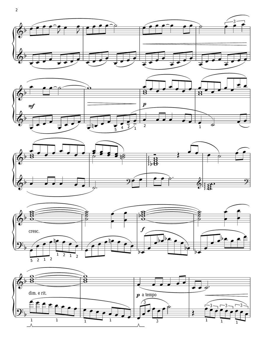 Part Of Your World [Classical version] (from The Little Mermaid) (arr. Phillip Keveren) Piano Solo scores gallery preview page 2