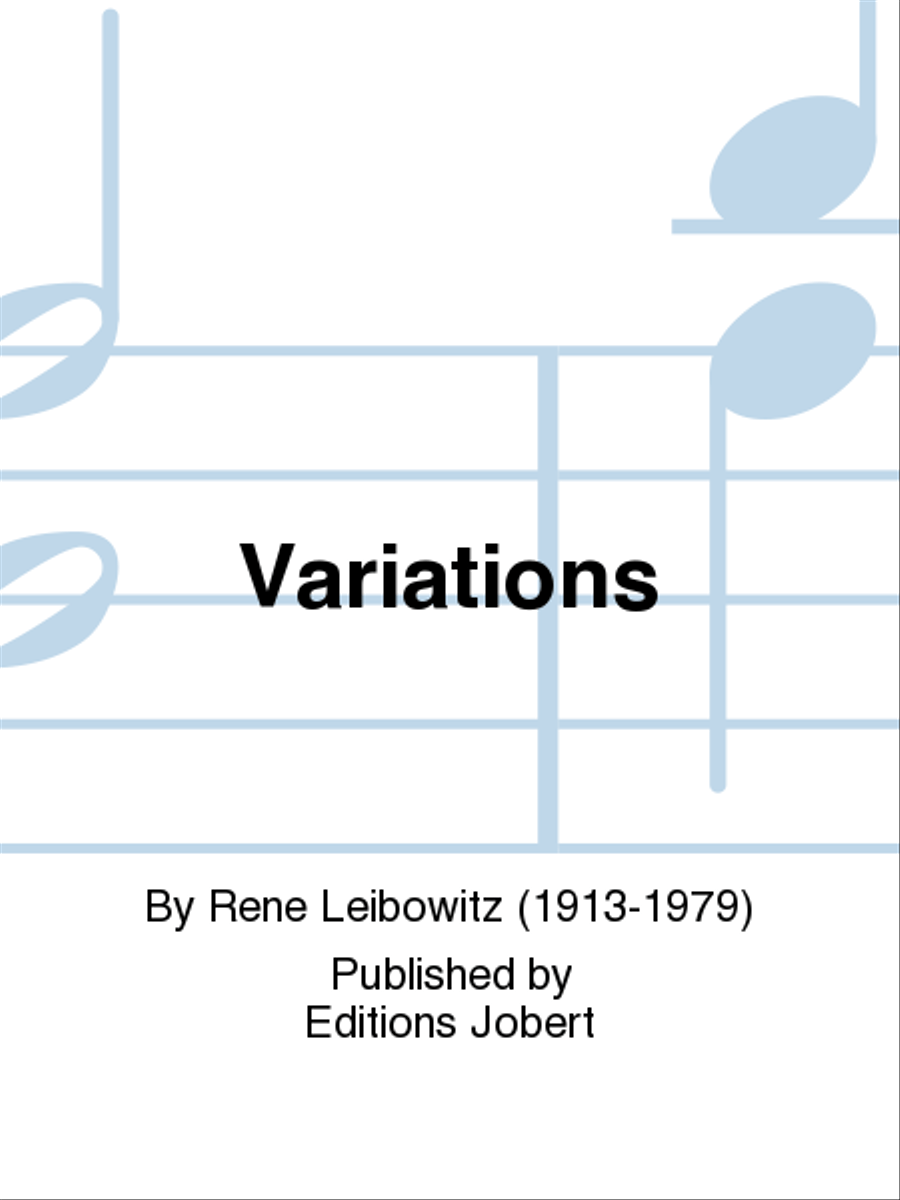 Variations Saxophone Quartet scores gallery preview page 1