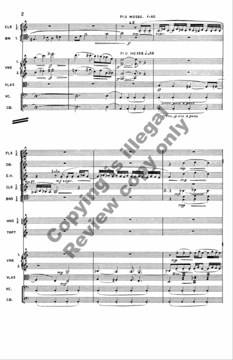 Symphony No. 3 Chamber Orchestra scores gallery preview page 4