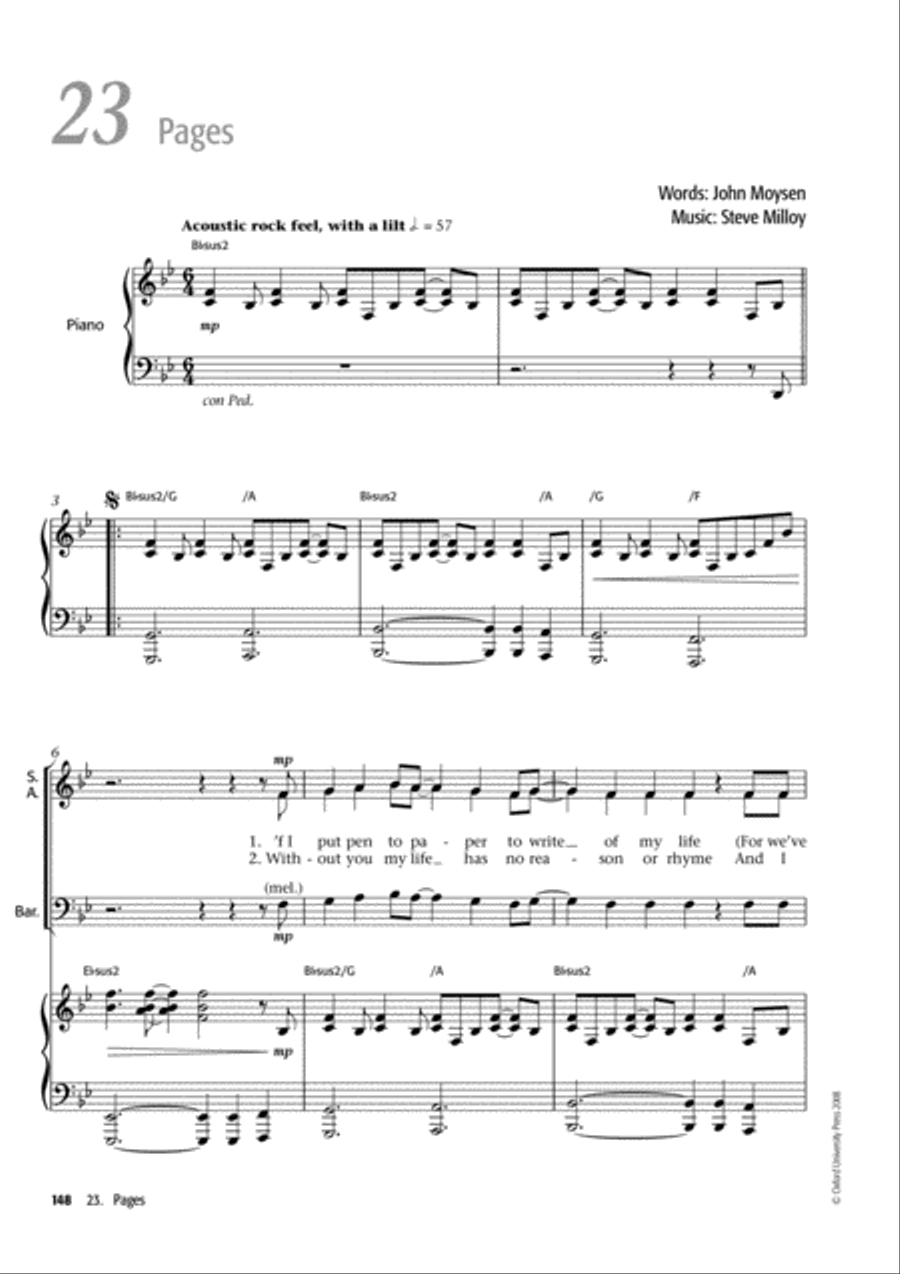 Popular Voiceworks 1 4-Part scores gallery preview page 35