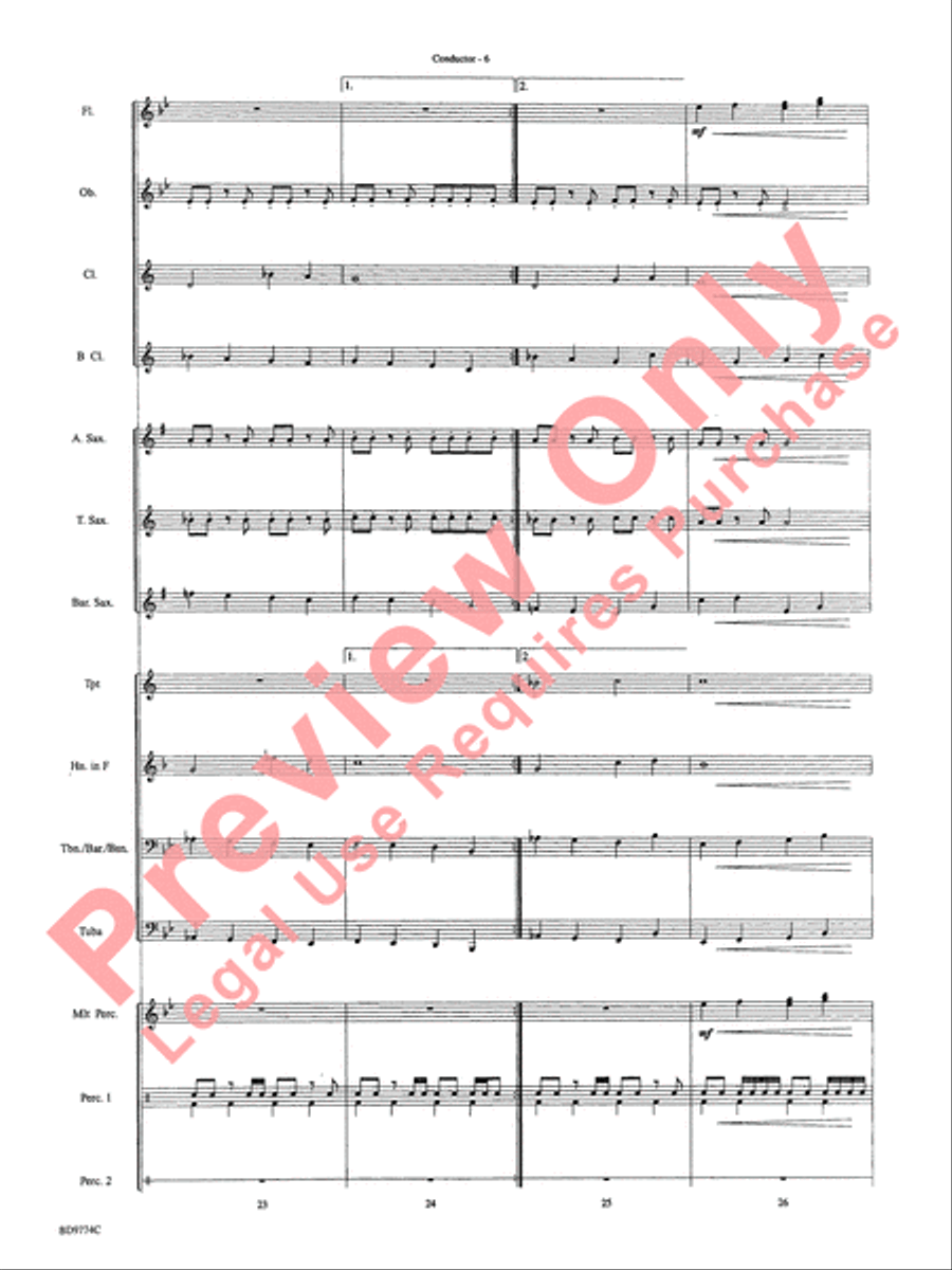 March of the Magical Toys Concert Band scores gallery preview page 9