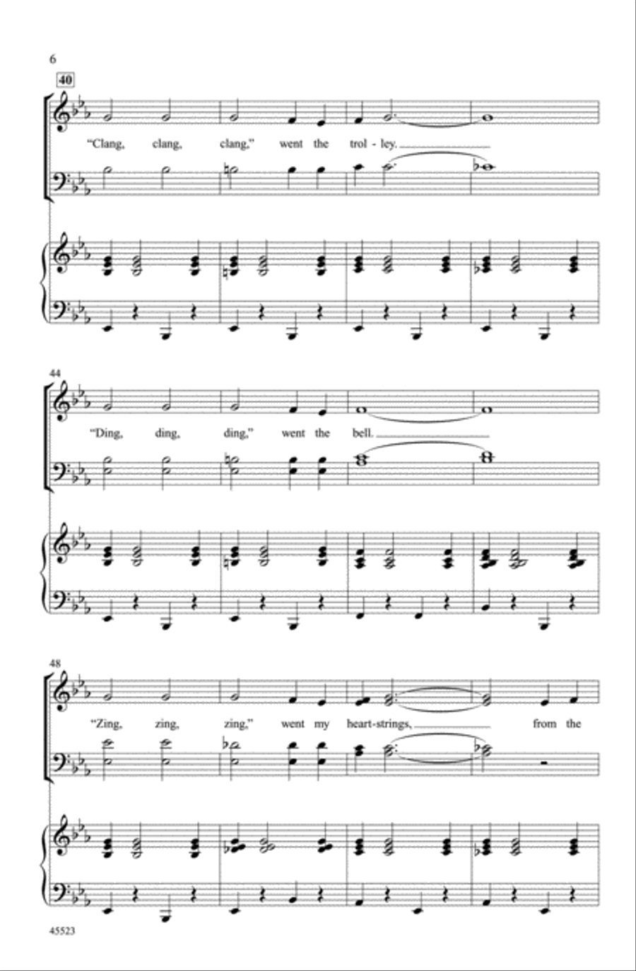 A Tribute to Judy Garland Choir scores gallery preview page 5