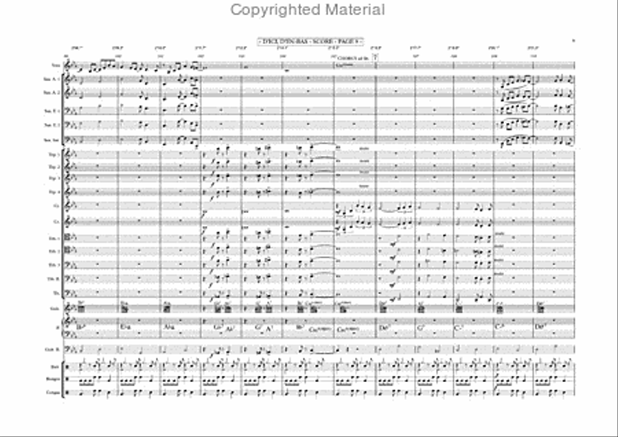 D'ici d'en bas Jazz Ensemble scores gallery preview page 11
