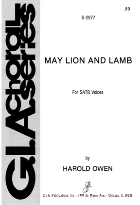 Book cover for May Lion and Lamb