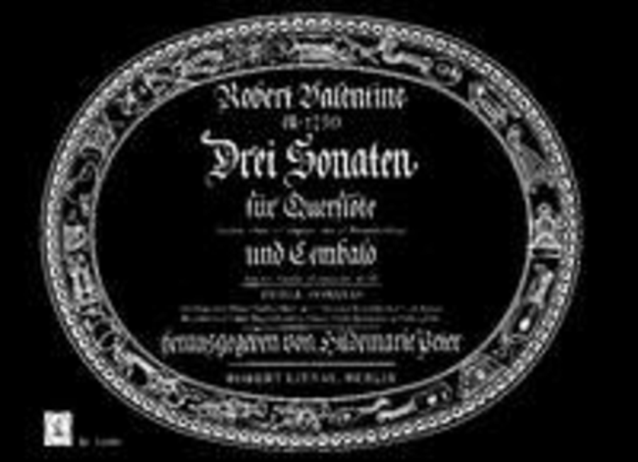 Drei Sonaten Flute scores gallery preview page 1