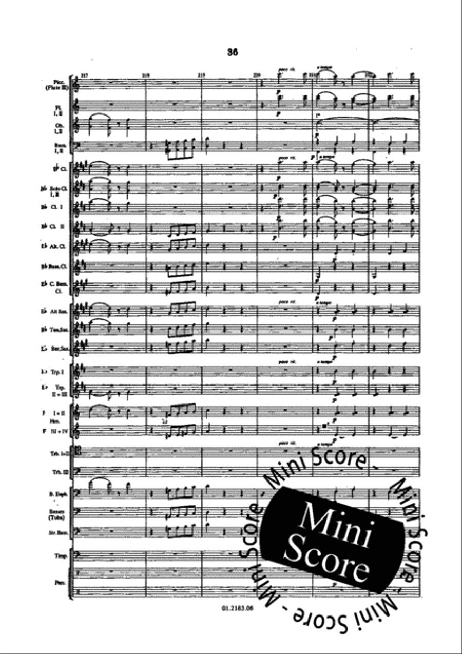 Der Zigeunerbaron Concert Band scores gallery preview page 42