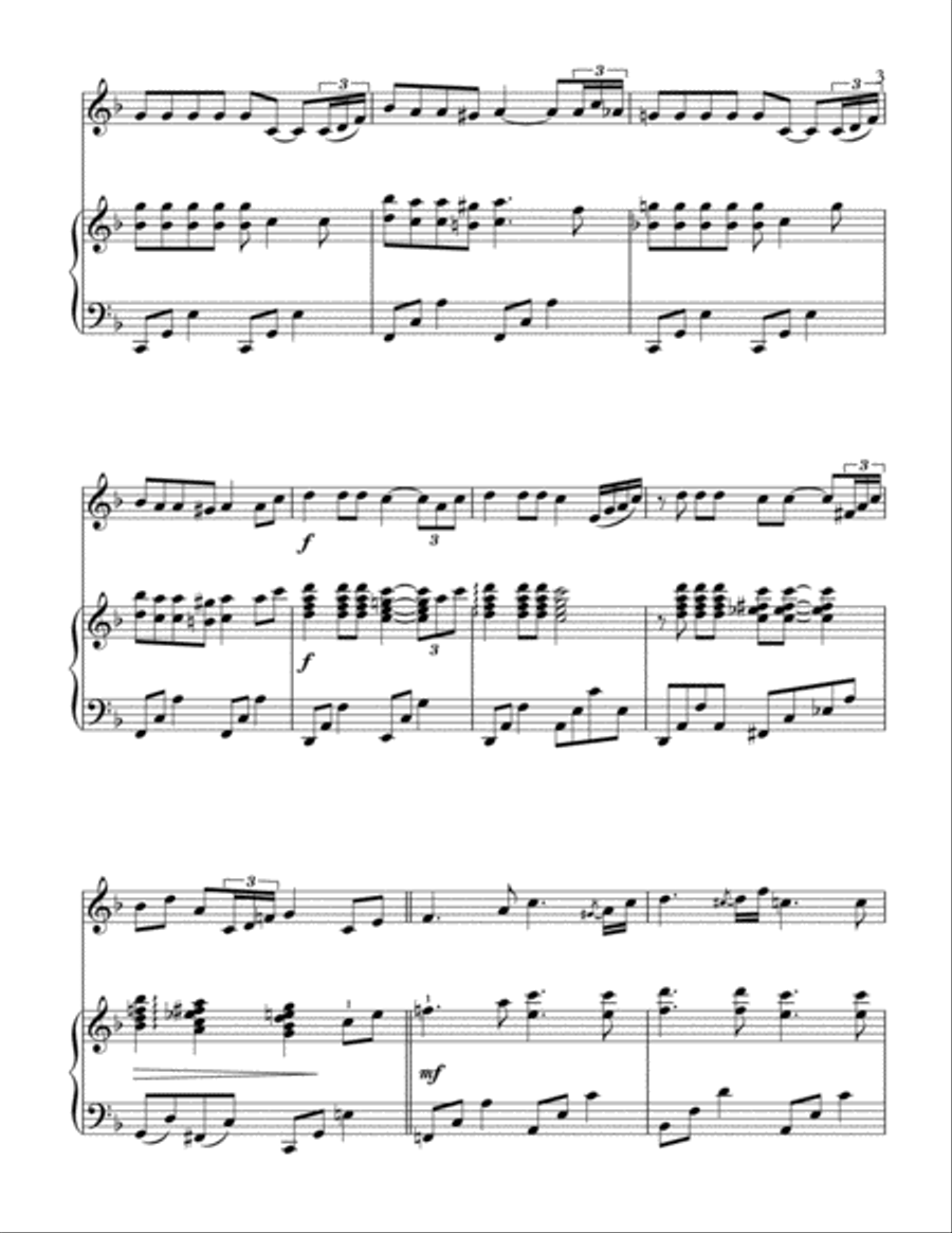 What A Wonderful World Small Ensemble scores gallery preview page 4