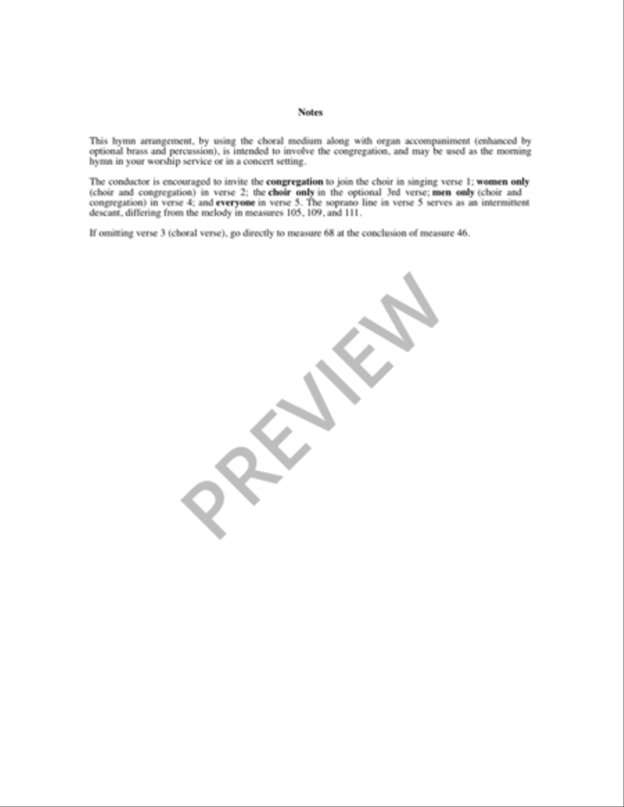 The Church’s One Foundation - Full Score and Parts Trombone scores gallery preview page 3