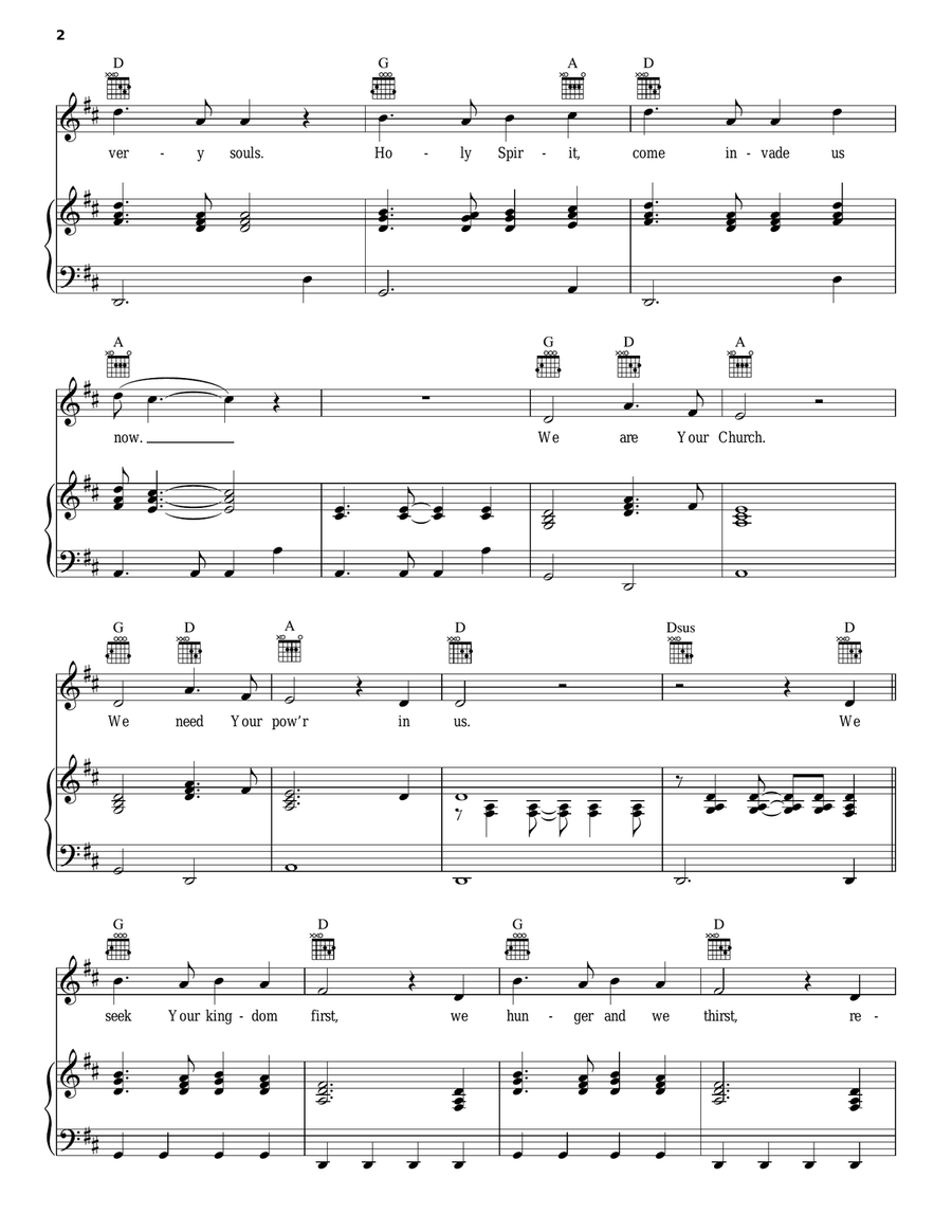 Build Your Kingdom Here Guitar scores gallery preview page 2