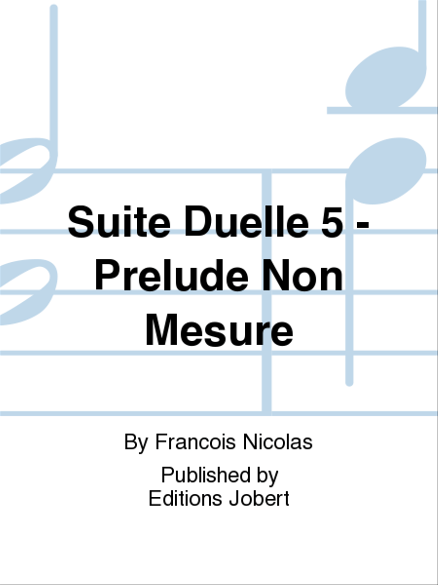 Suite Duelle 5 - Prelude Non Mesure Harpsichord scores gallery preview page 1