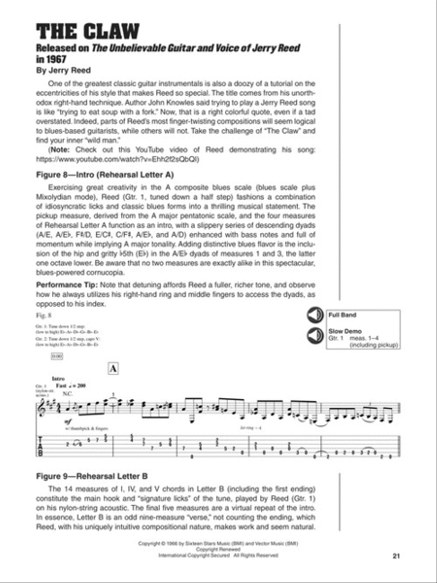Jerry Reed – Signature Licks Electric Guitar scores gallery preview page 4
