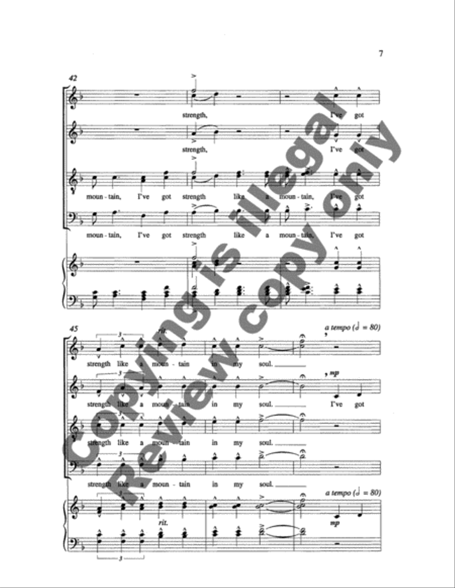 Peace Like a River Peace Like a River 4-Part scores gallery preview page 12