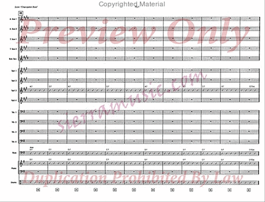Emancipation Blues Big Band scores gallery preview page 8