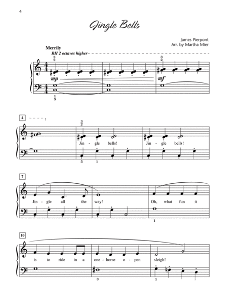 Christmas Delights, Book 2 Easy Piano scores gallery preview page 2