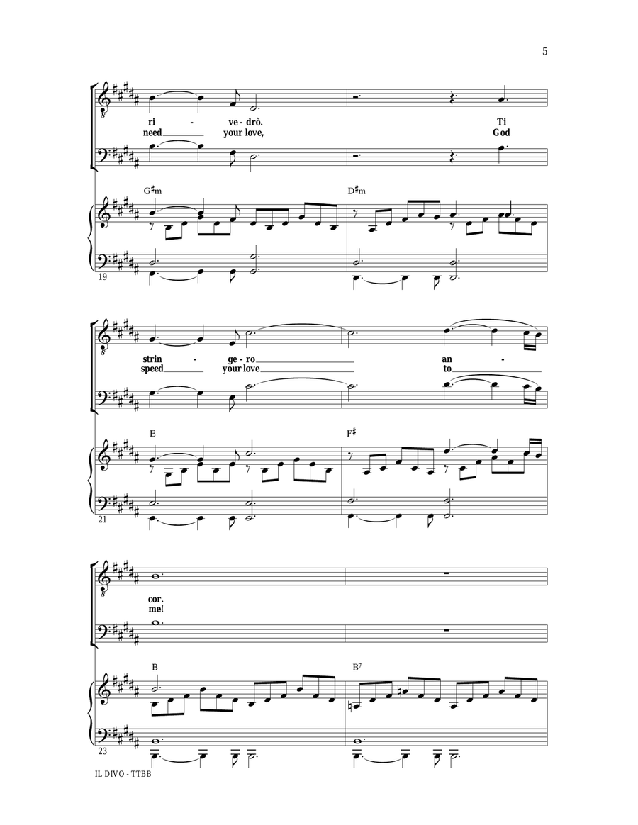Unchained Melody TTBB scores gallery preview page 4