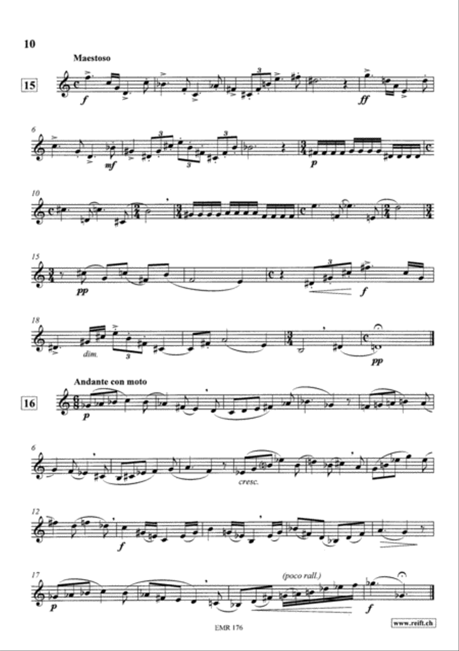 Technical & Melodic Studies Vol. 3 Euphonium scores gallery preview page 10