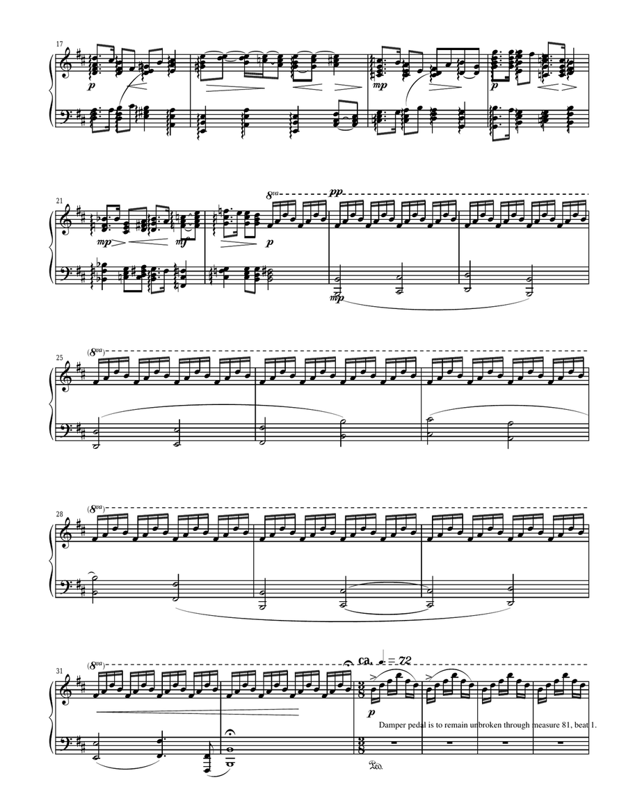 After the War Piano Solo scores gallery preview page 2