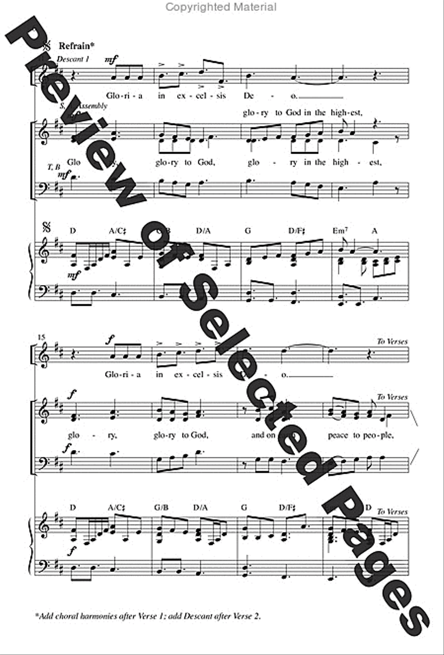 Mass from Age to Age - Choral / Accompaniment edition 4-Part scores gallery preview page 5