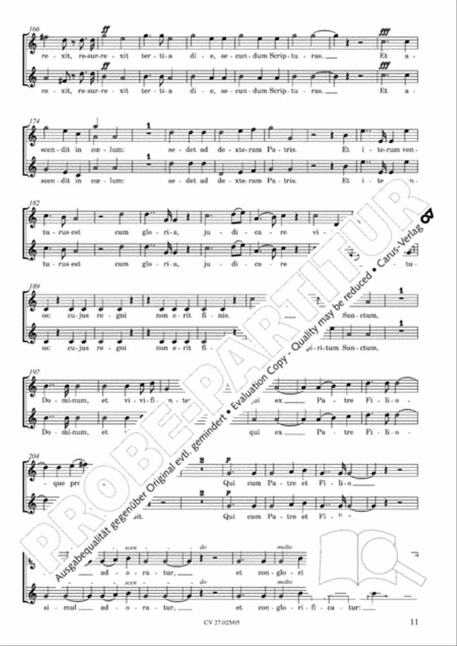 Messe Sainte Cecile SA scores gallery preview page 12