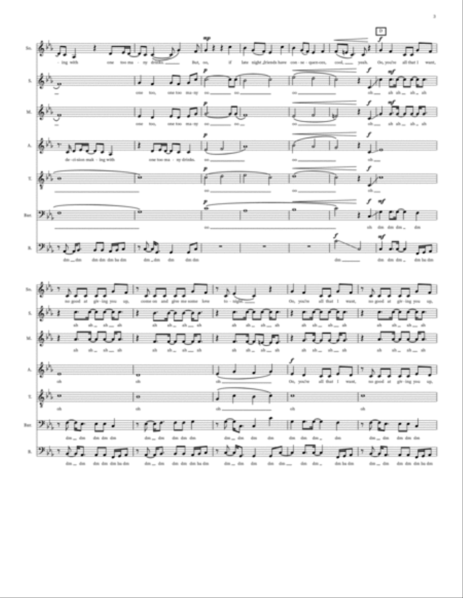 Side Effects Choir scores gallery preview page 3