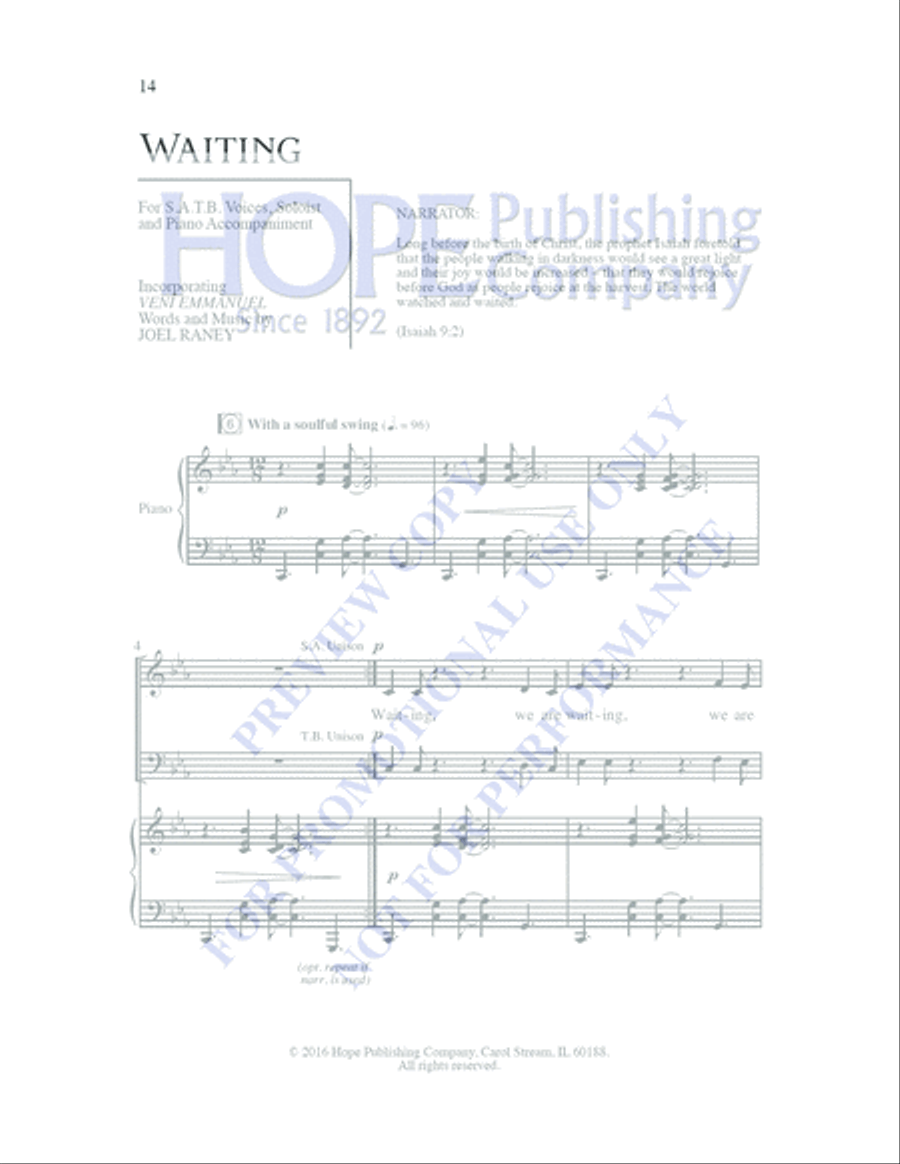 Joy! 4-Part scores gallery preview page 17