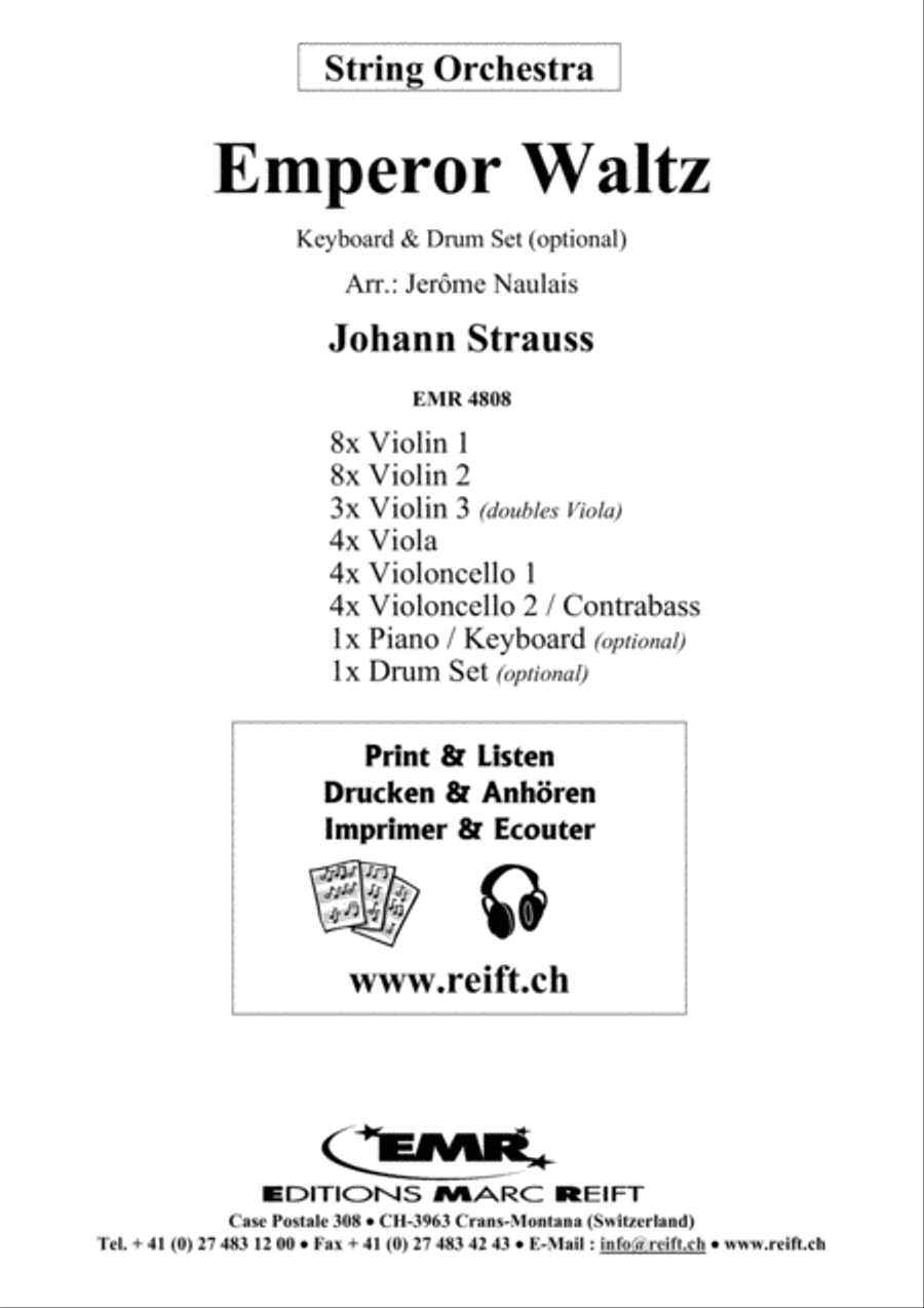 Emperor Waltz String Orchestra scores gallery preview page 2