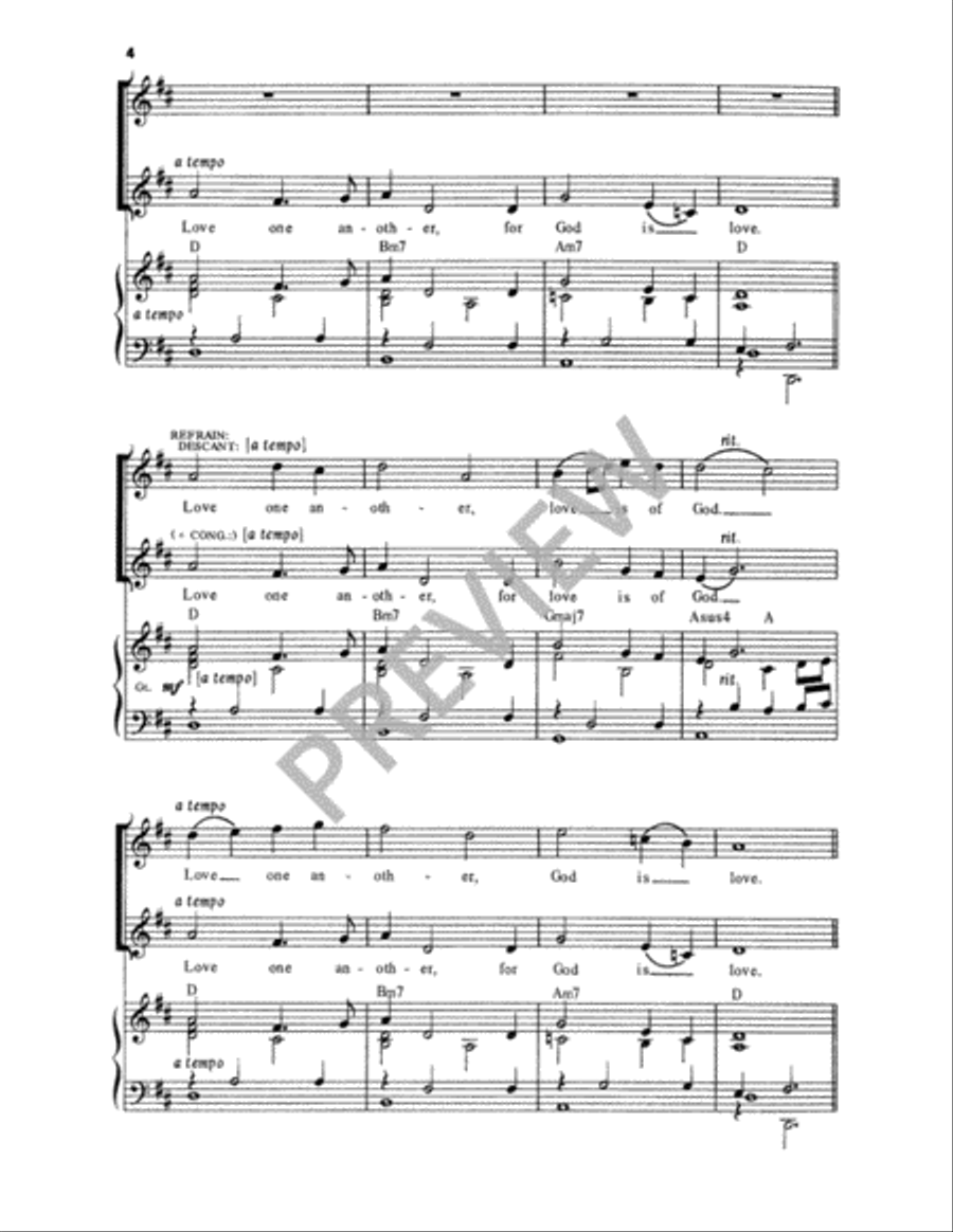 Love One Another Love One Another Unison Choir scores gallery preview page 5