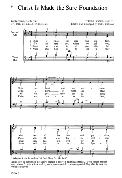 The Church Choir Book, Set II