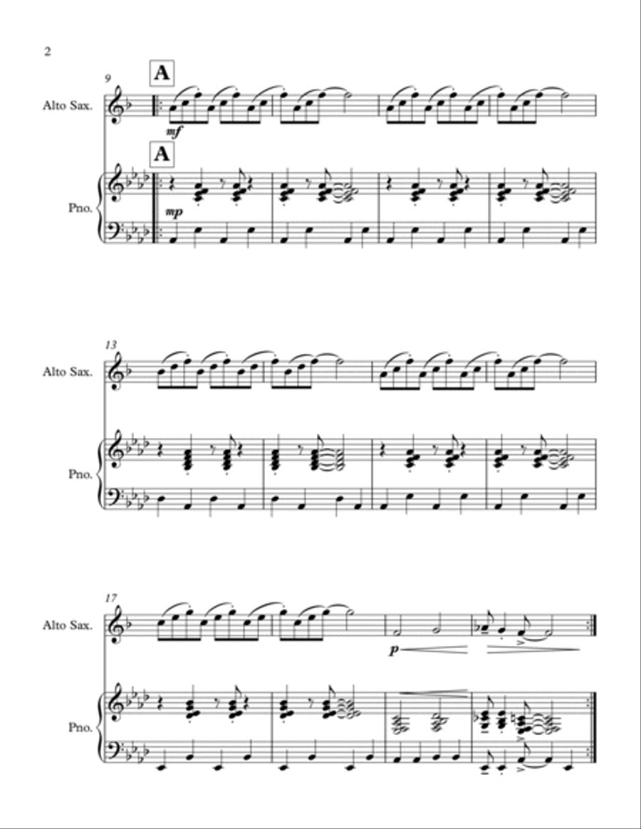 In The Mood In The Mood Alto Saxophone scores gallery preview page 2