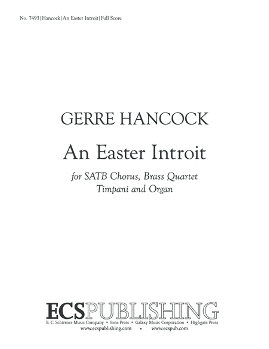 An Easter Introit (Full Score) Choir scores gallery preview page 2