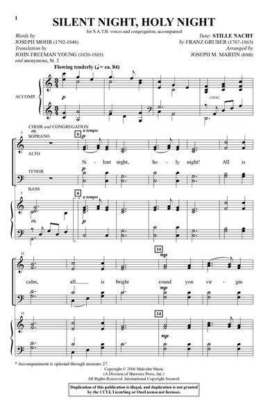 Silent Night, Holy Night (from Carols For Choir And Congregation)
