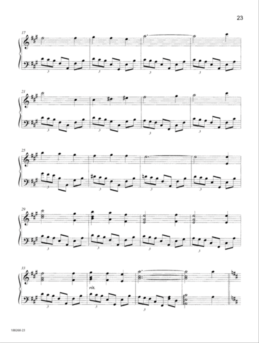 Prepare Him Room - Book and Listening CD Piano Solo scores gallery preview page 16