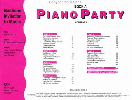 Piano Party Book A