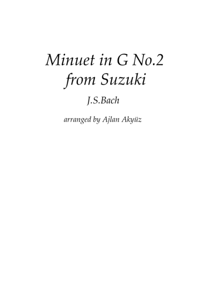 Minuet in G - No.2 from Suzuki image number null
