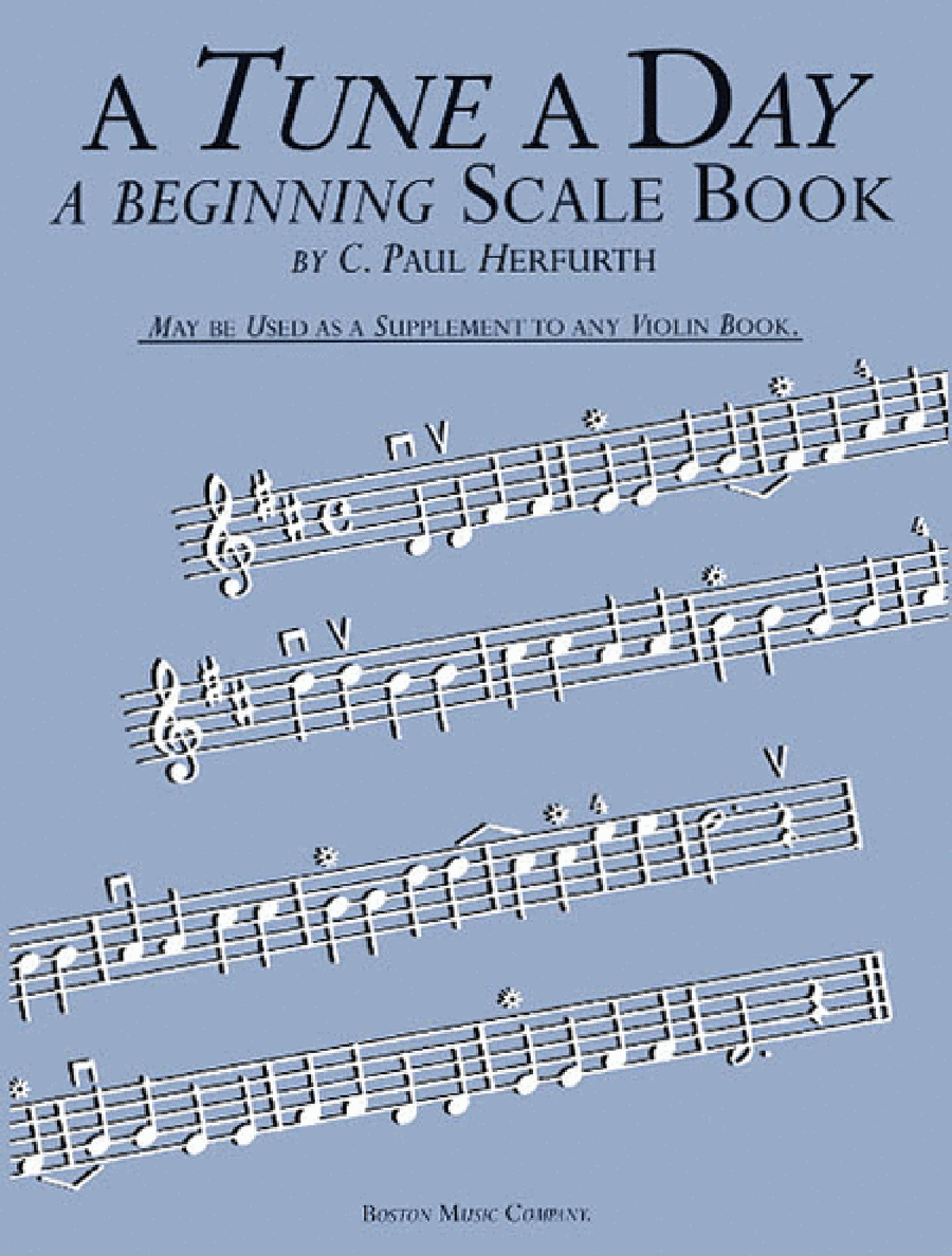 A Tune a Day – Violin A Tune a Day – Violin Violin Solo scores gallery preview page 1