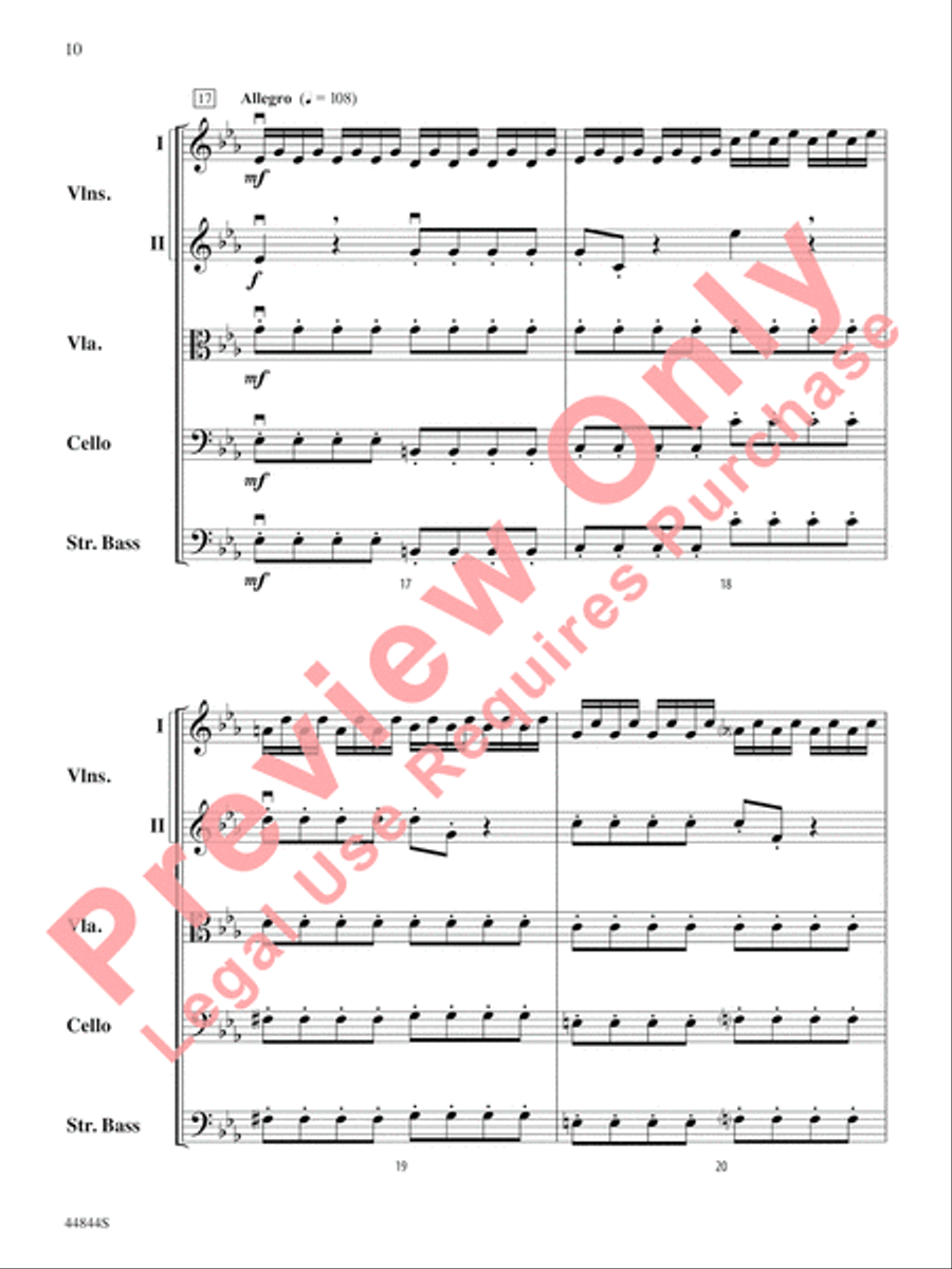 Concerto Grosso, Opus 6, No. 8 String Orchestra scores gallery preview page 11