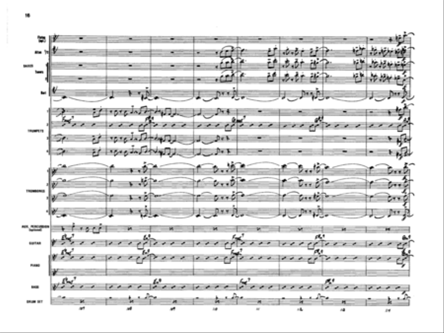 Andromeda Jazz Ensemble scores gallery preview page 15