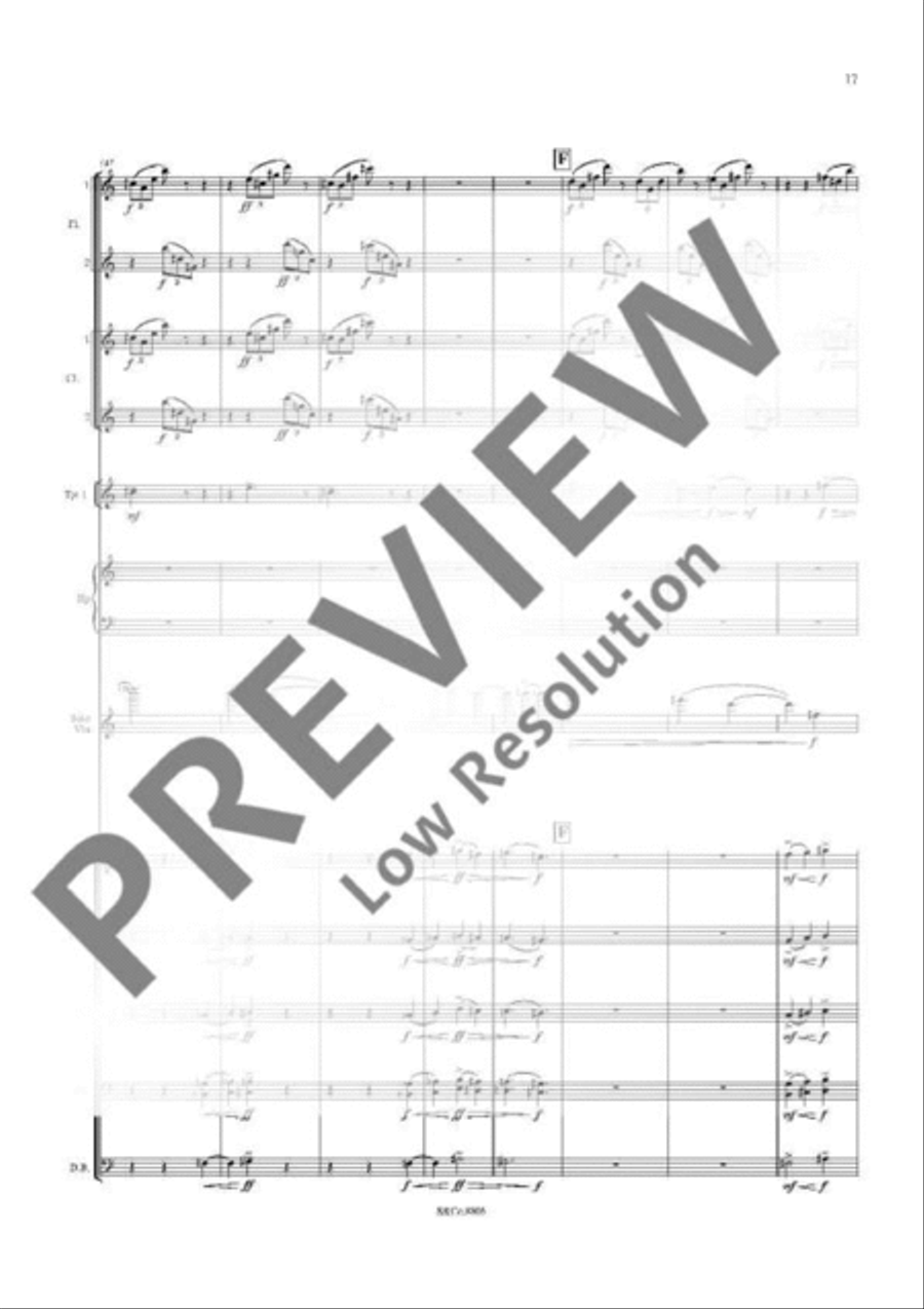 Violin Concerto Orchestra scores gallery preview page 19