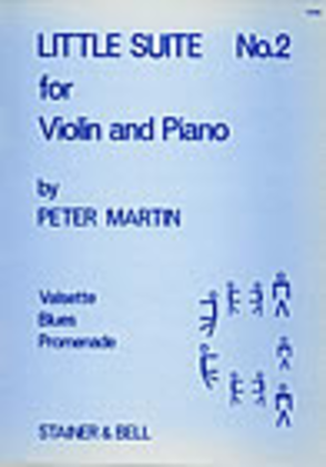 Book cover for Little Suites for Solo or Unison Violins and Piano. Book 2: Violin part and Piano part