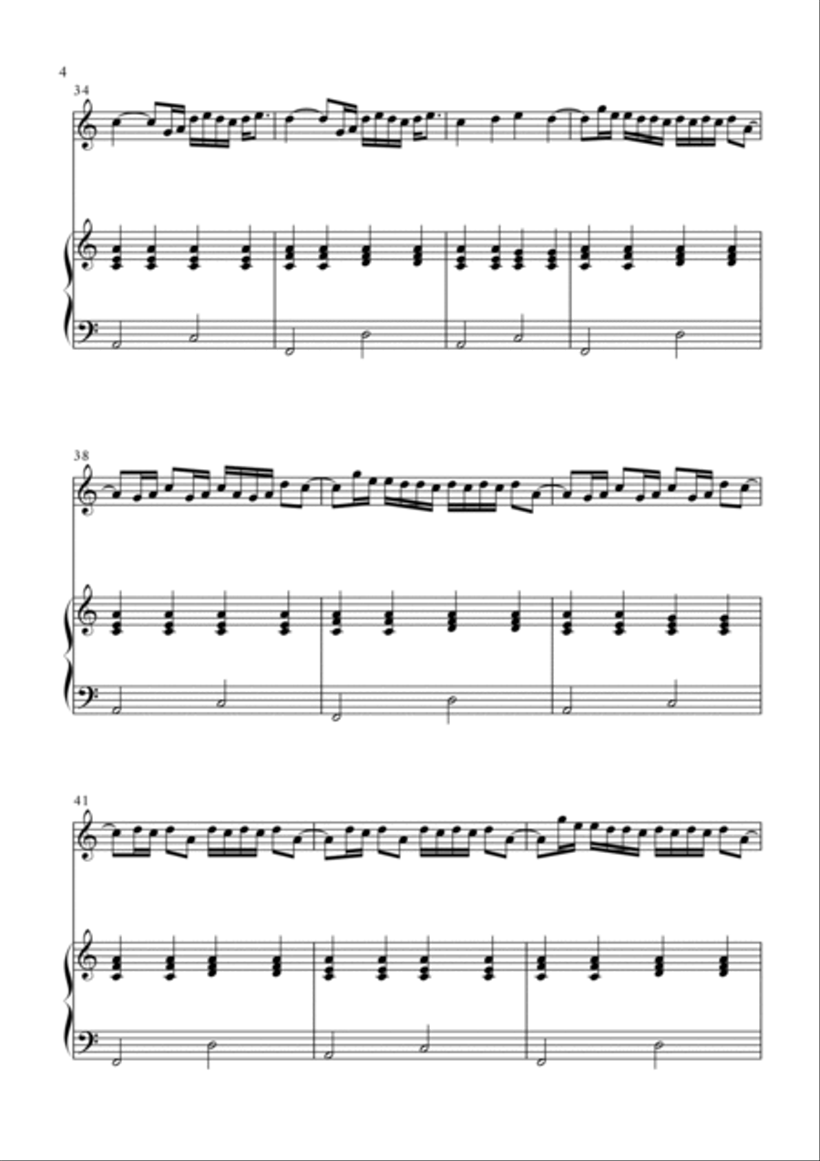 Daylight Violin Solo scores gallery preview page 4
