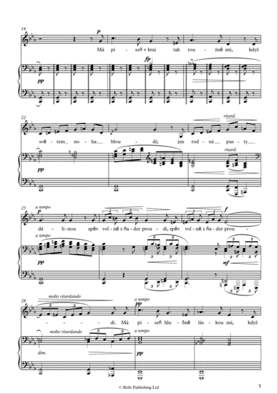 Gypsy Melodies, Op. 55 Voice Solo scores gallery preview page 5